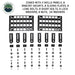 Under Side Door Molle Panels (Pair) for Expedition Truck Cap