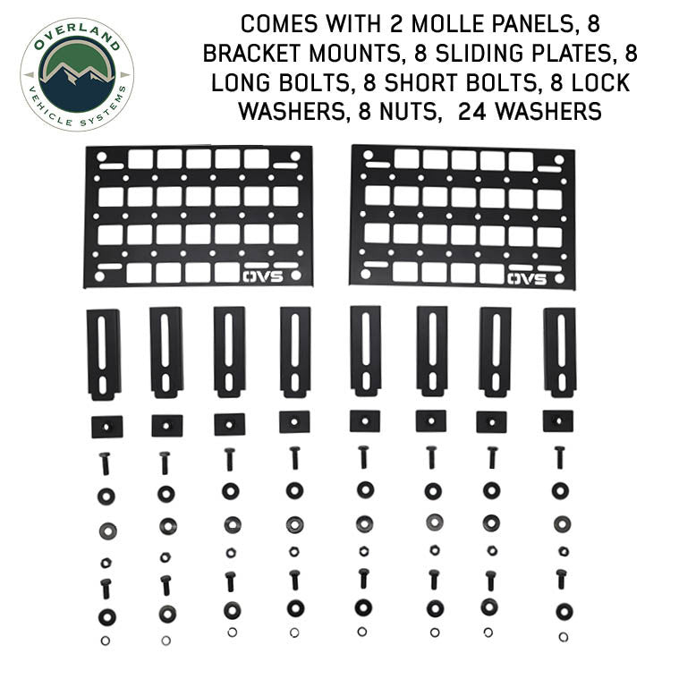 Under Side Door Molle Panels (Pair) for Expedition Truck Cap