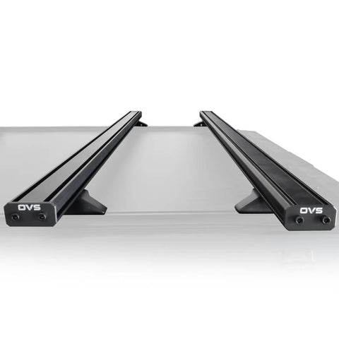 Pro Crossbars with End Caps and Brackets - Sold in Pairs