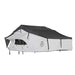 HD Nomadic 3 Person Arctic White Extended Soft Shell Roof Top Tent, White Body Dark Grey Rainfly
