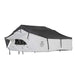HD Nomadic 3 Person Arctic White Extended Soft Shell Roof Top Tent, White Body Dark Grey Rainfly