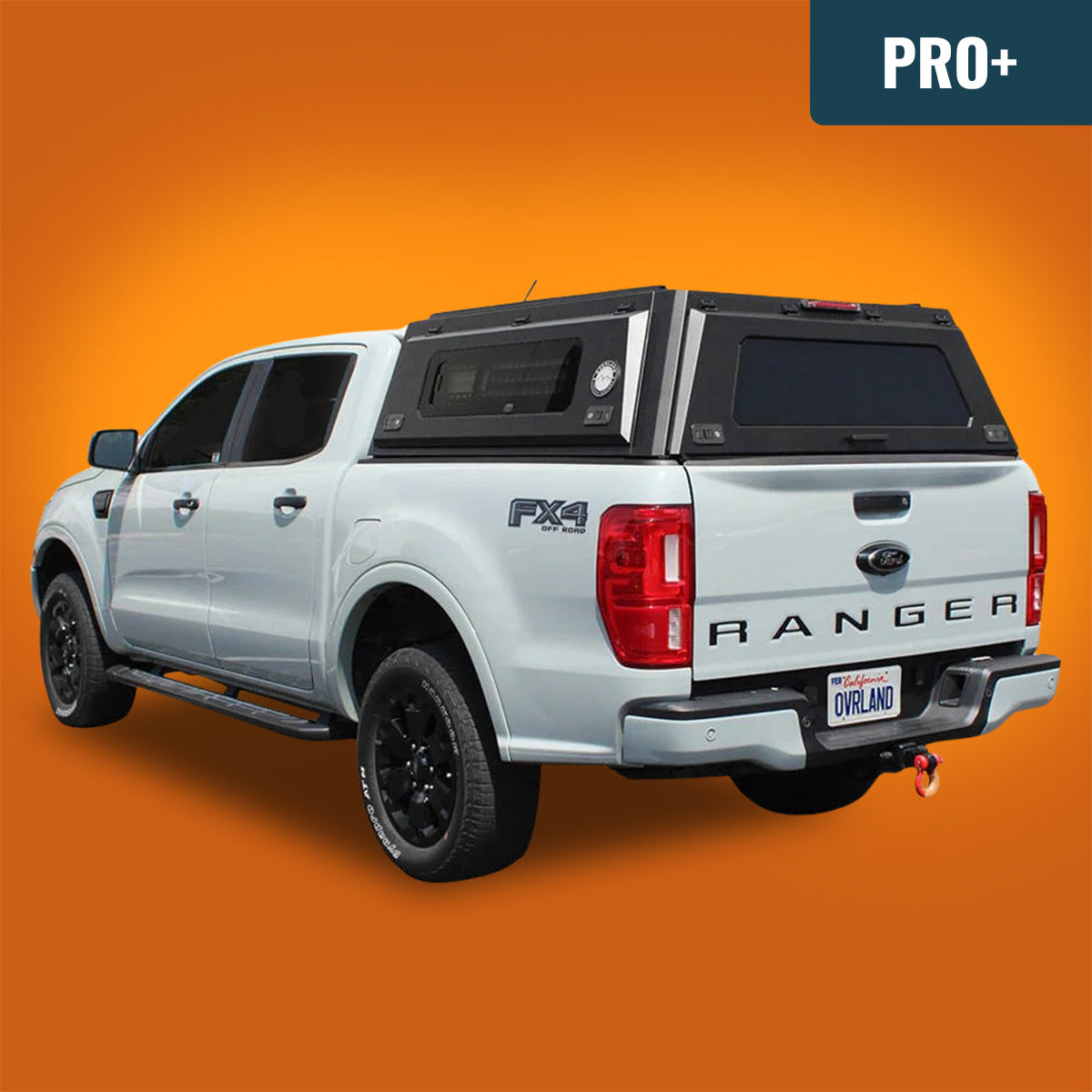 OVS Expedition Pro+ Truck Cap - 2019-2023 Ford Ranger 5 ft. Bed