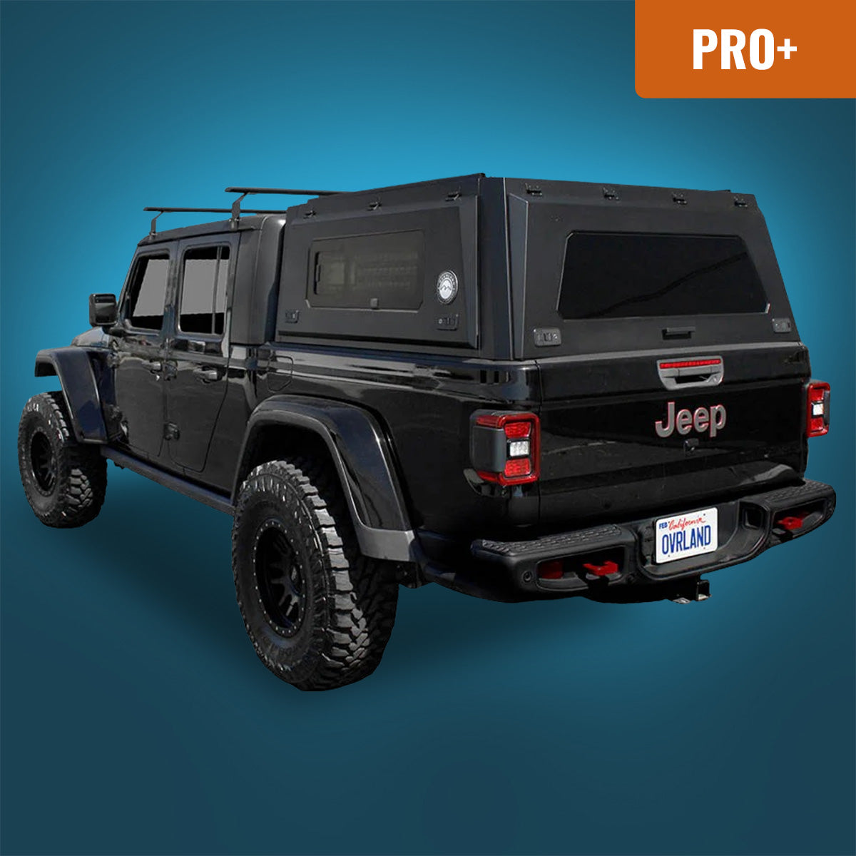 OVS Expedition Pro+ Truck Cap - 2020-2026 Jeep Gladiator 5 ft. Bed