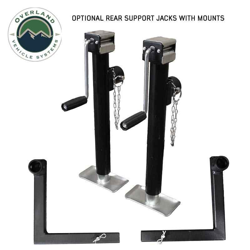 Rear Support Jacks (Pair) for Off Road Trailer