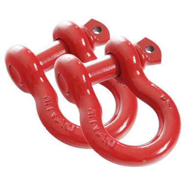 Recovery Shackle D-Ring 3/4" - 4.75 Ton Rated - Sold in Pairs