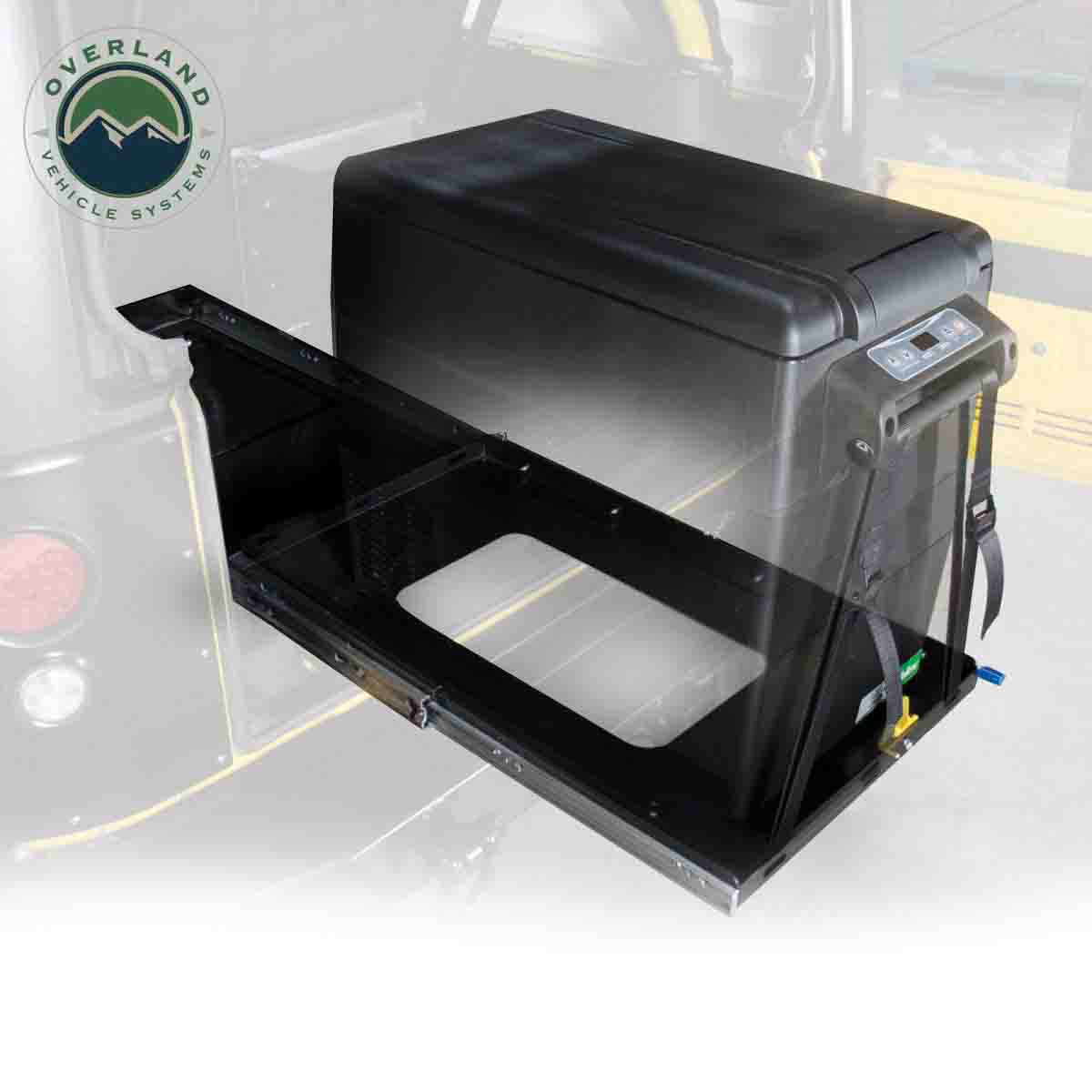 Small Refrigerator Mount with Slide & Tilt Tray