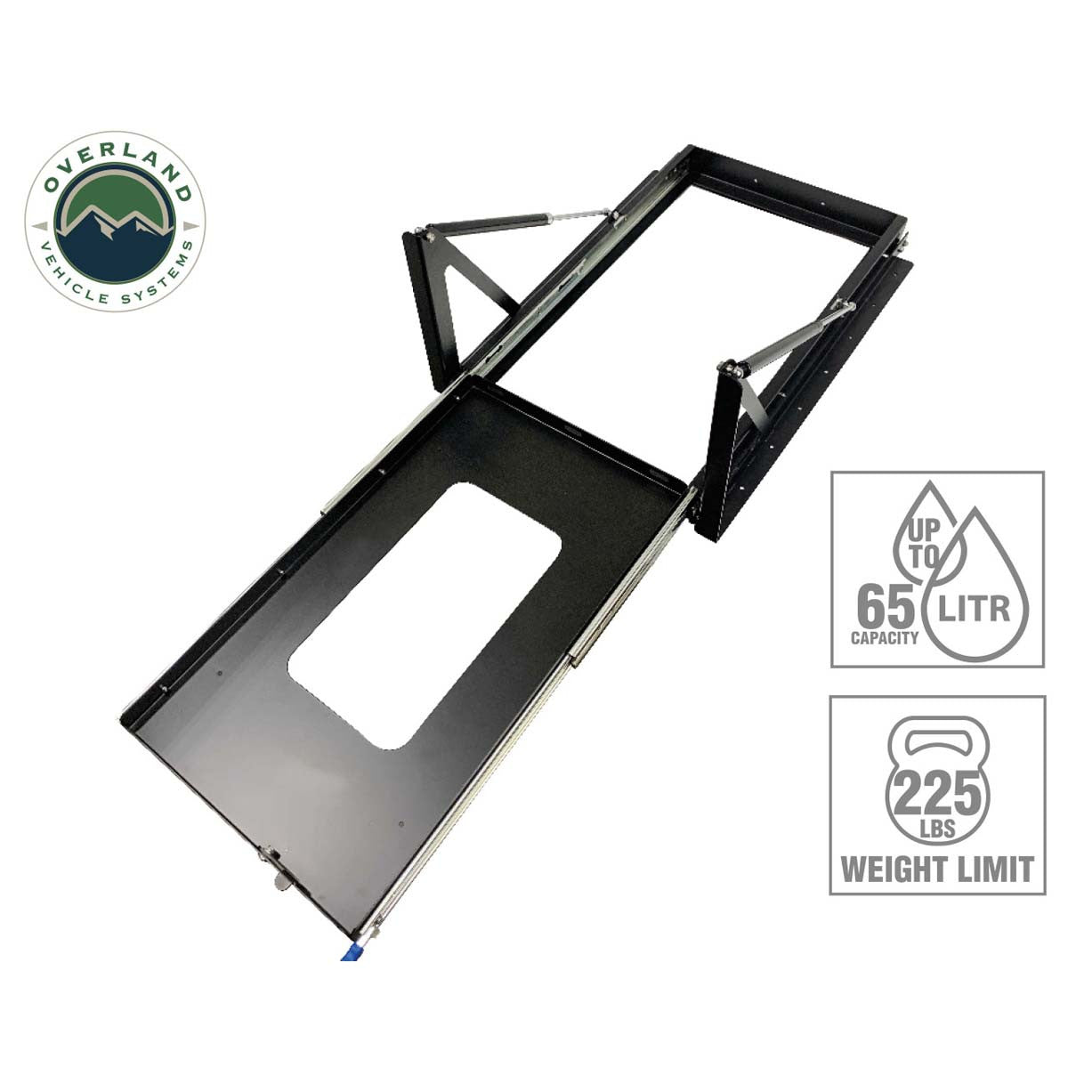 Small Refrigerator Mount with Slide & Tilt Tray
