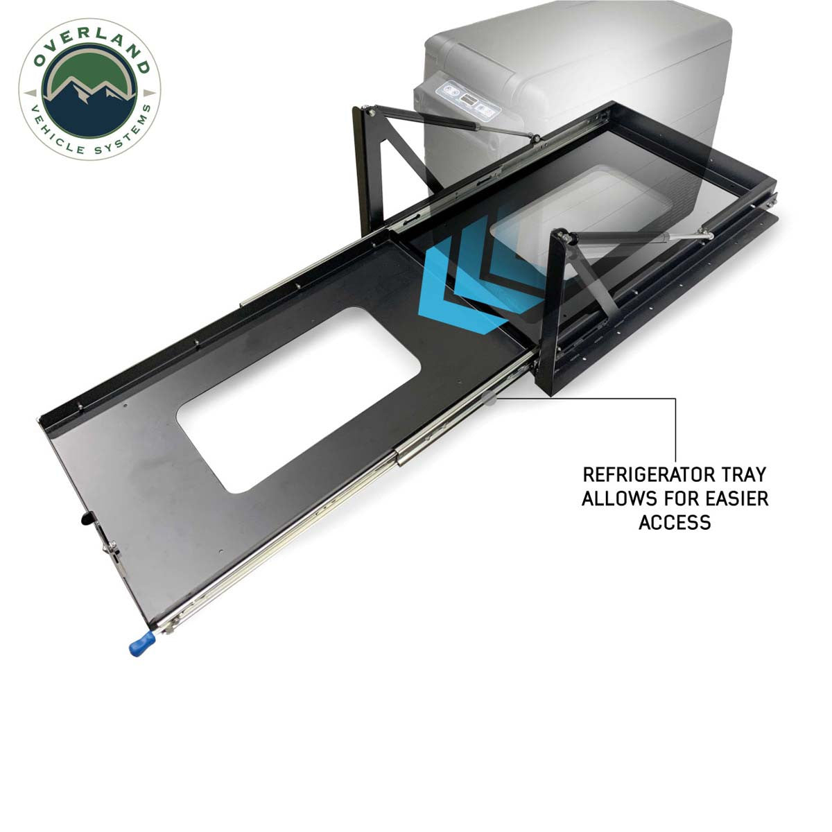 Small Refrigerator Mount with Slide & Tilt Tray