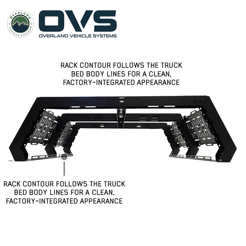 Ruff Rax Bed Rack - 2020-2027 GM 2500 / 3500 6.8 ft - Modular Storage System