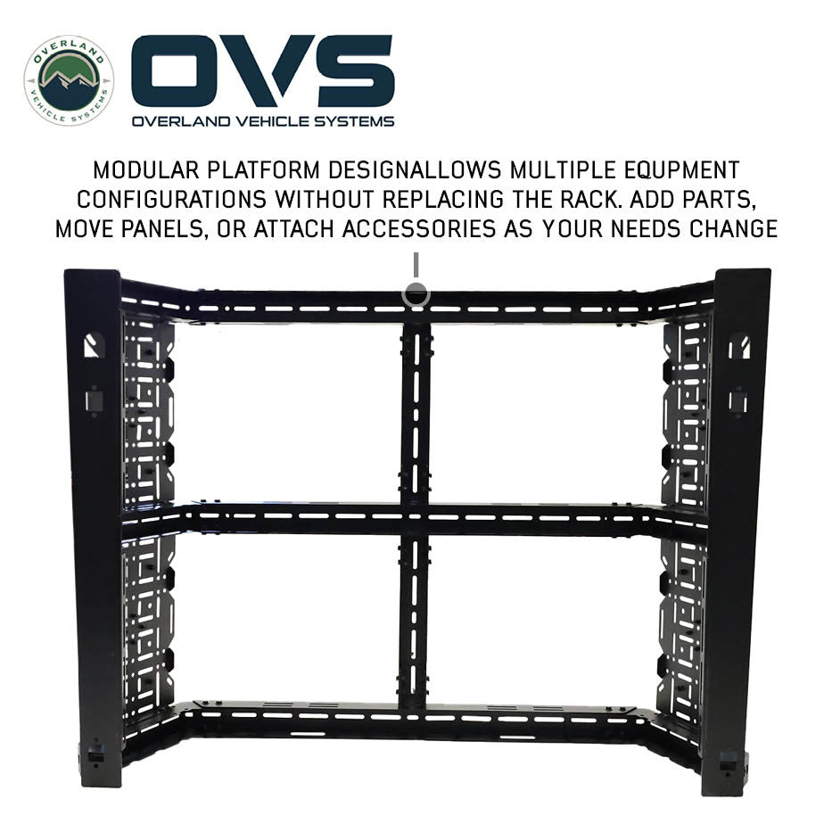 Ruff Rax Bed Rack - 2019-2023 Ford Ranger 5 ft - Modular Storage System