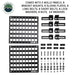 Side Frame Molle Panels (Pair) for Expedition Truck Cap