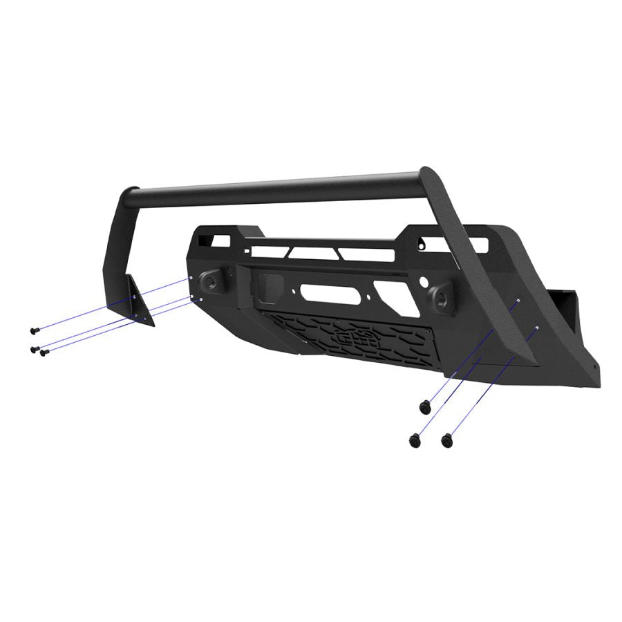 CBI Toyota Tacoma Covert Bolt-on Bull Bar | 2024-2026