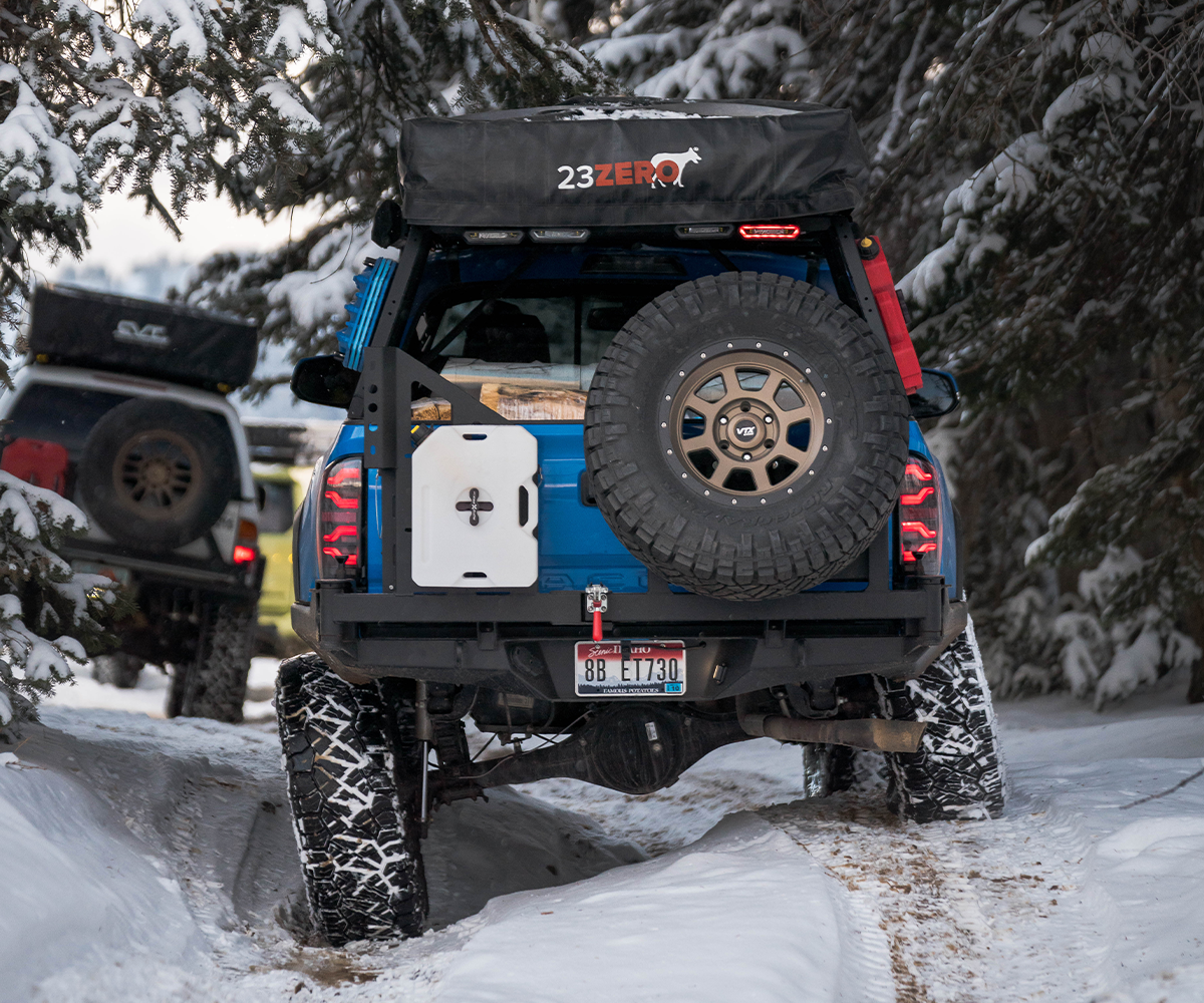 CBI Toyota Tacoma High Clearance Swing Arm Rear Bumper | 2016-2022
