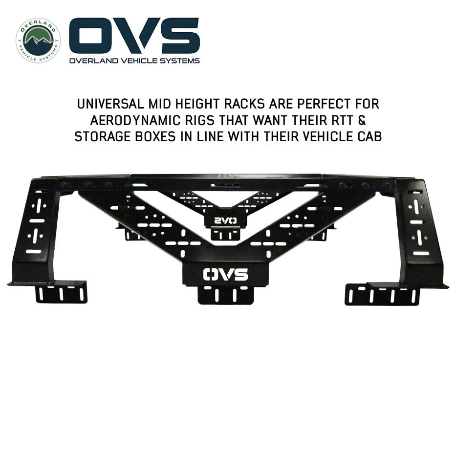 Universal Mid Height Rack for Mid-Size and Full-Size Pick-Up Trucks