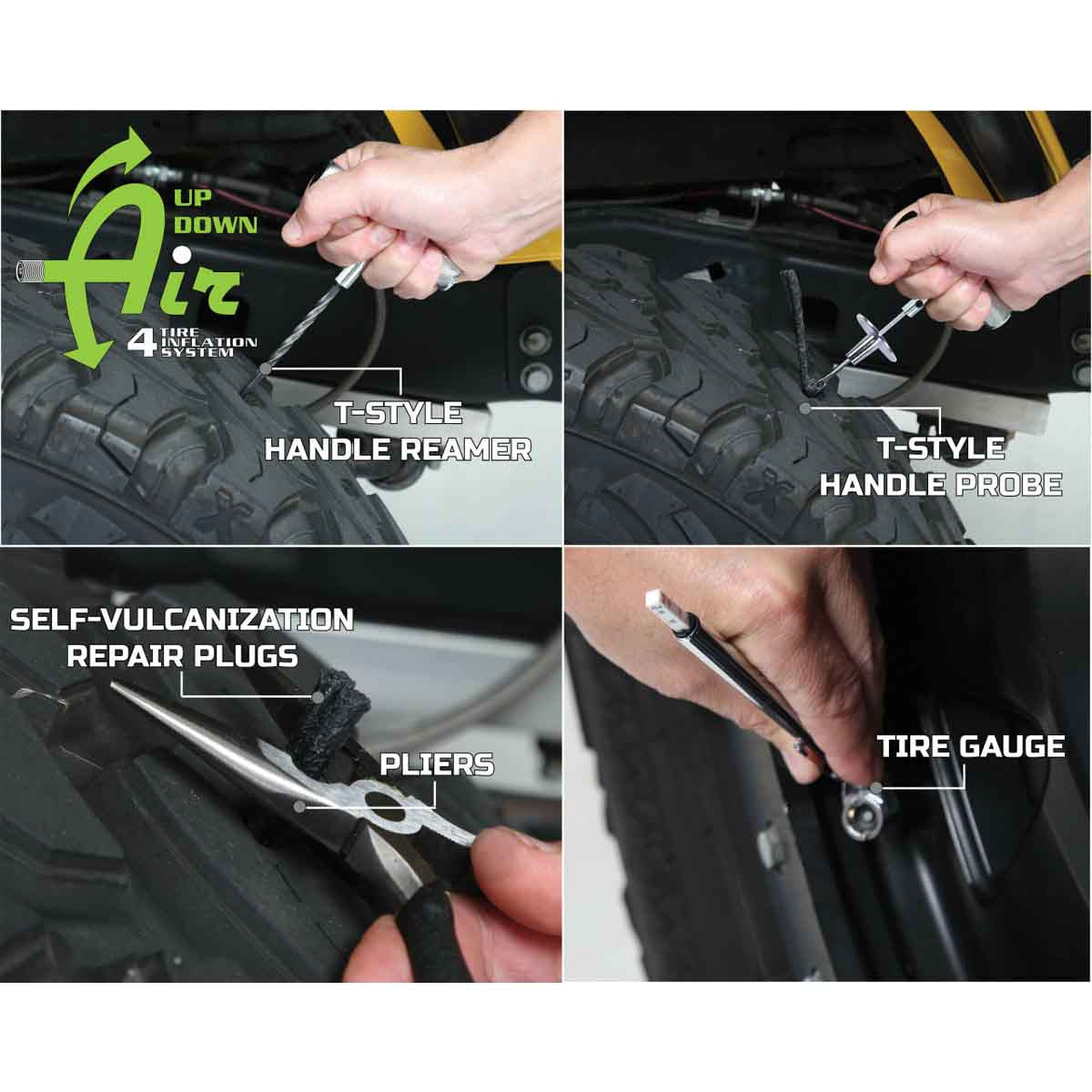 53 Piece Tire Plug Repair Kit - Off Road Grade Truck, Jeep, RV & Trailers