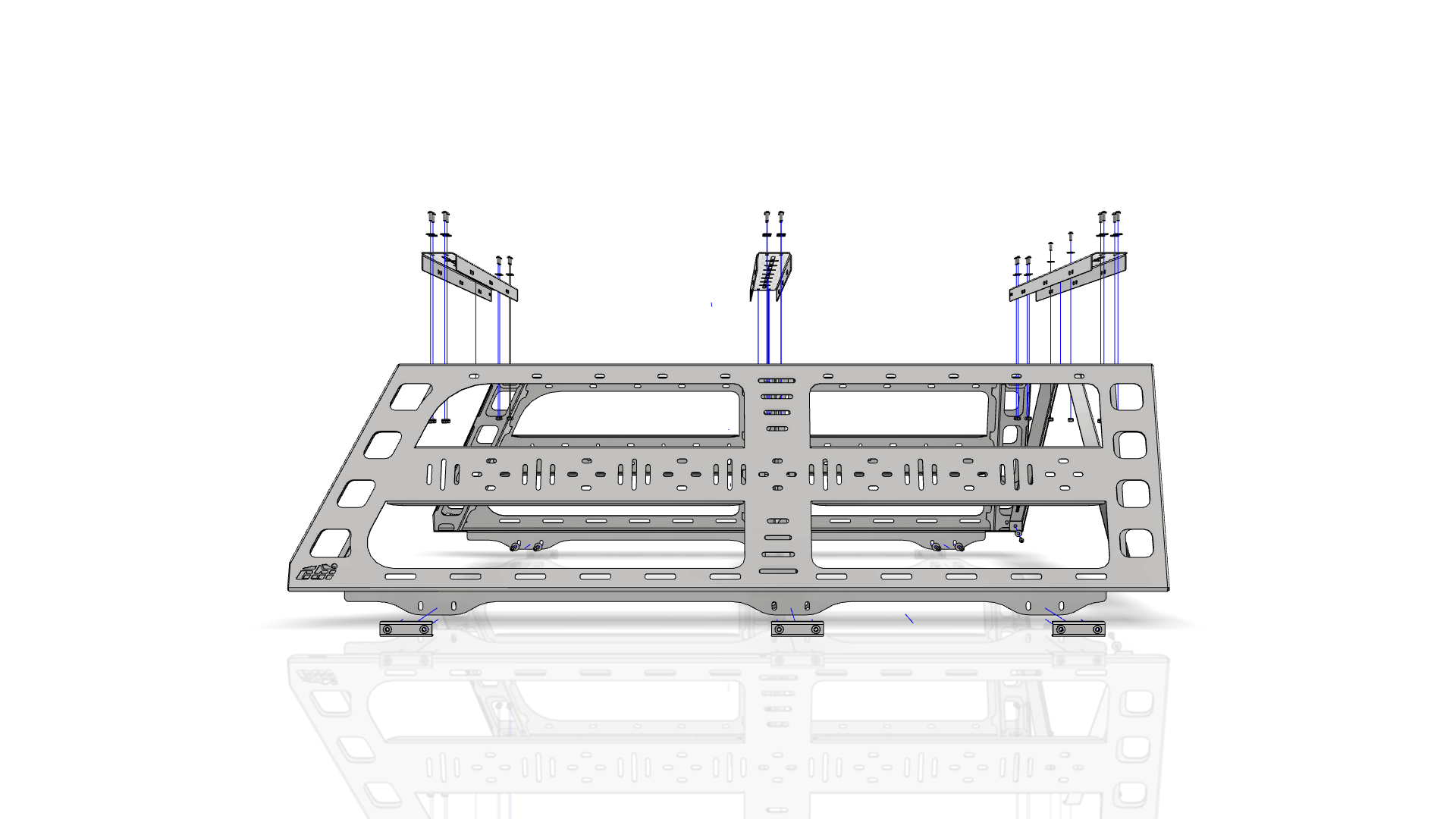 CBI Ford F150 Cab Height Bed Rack (5’6” bed length) | 2004-2022