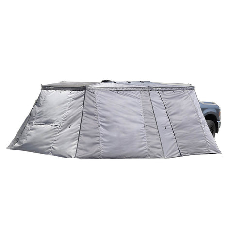 XD Nomadic 270 Grey Hex Awning Walls - Reflective Overlay with Black Out Undercoats and Storage Bag