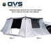 XD Nomadic 270 Grey Hex Awning Walls - Reflective Overlay with Black Out Undercoats and Storage Bag