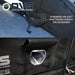 XD K2 Dual Action Clam Shell 2 Person Aluminum Hard Shell Roof Top Tent, Blue Body & Black Rainfly