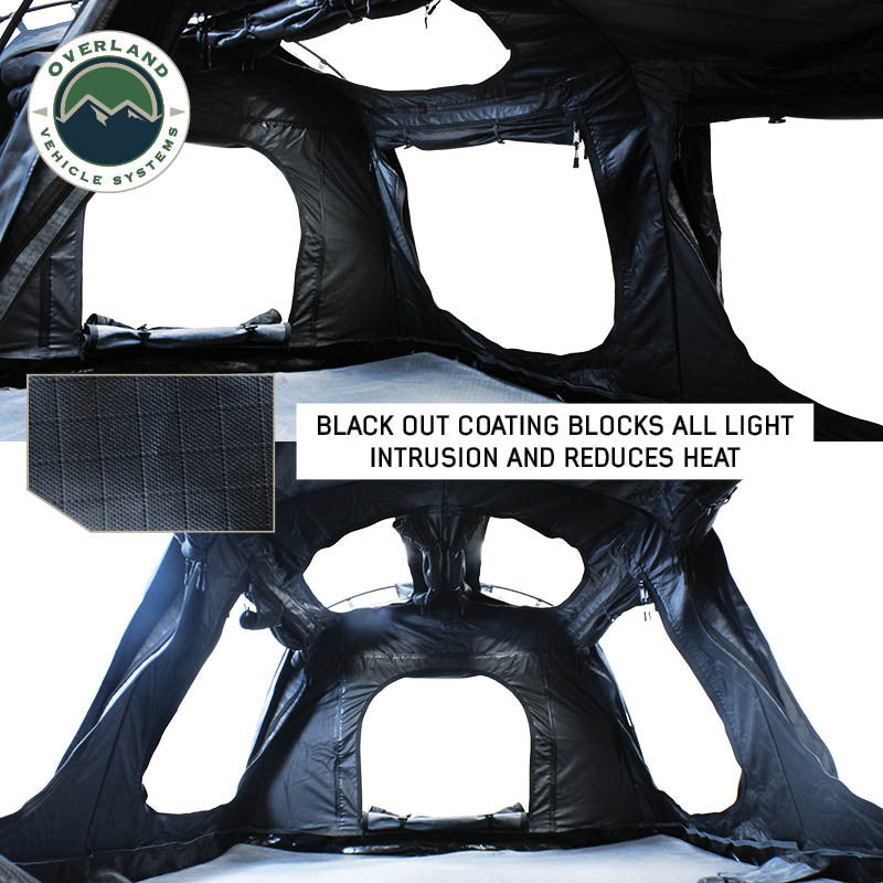 XD Khumbu 2 Person Swag Bag Tent W/ Black Out, Blue Body, and Storage Bag