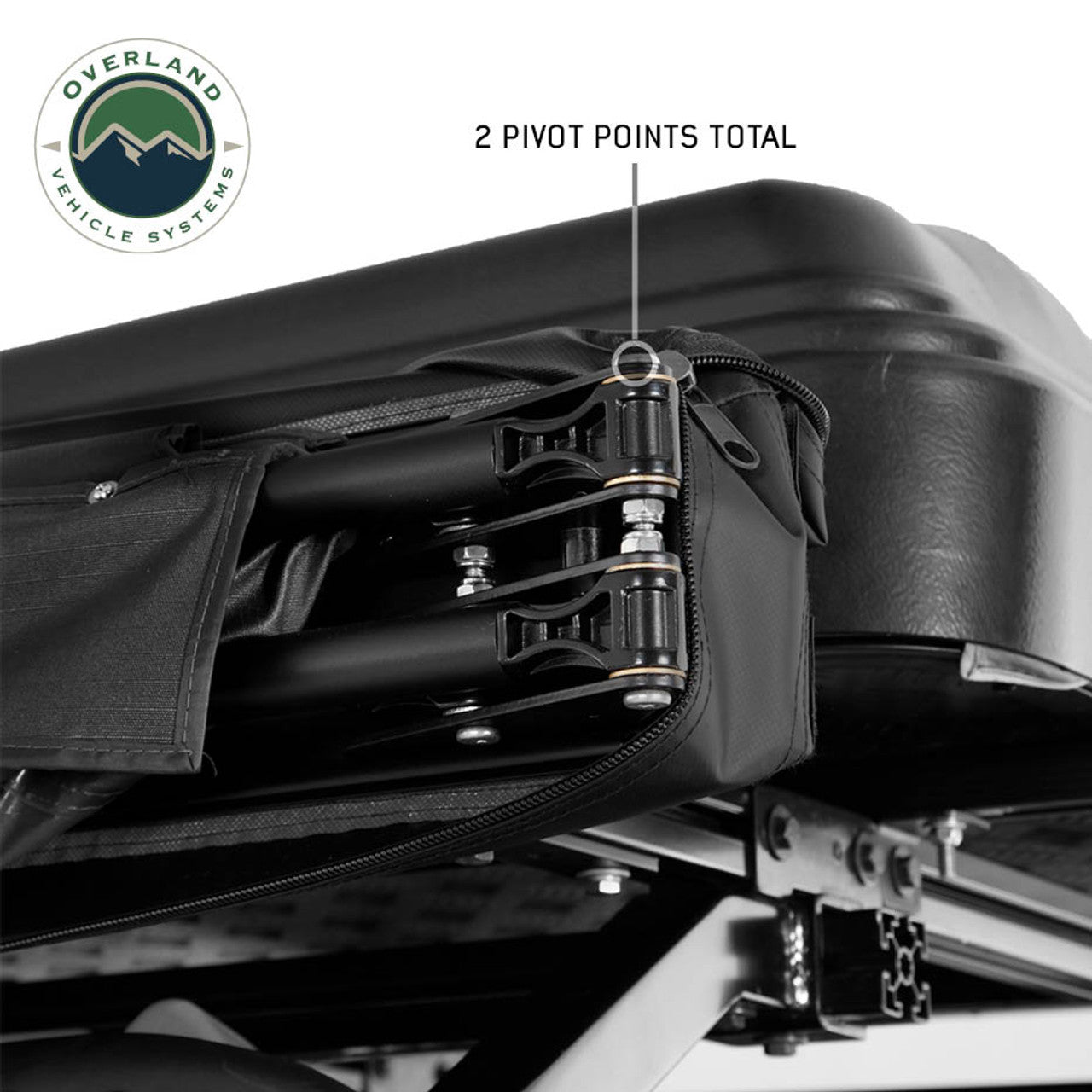 OVS XD Nomadic 180 LTE Awning - Black Fabric and Travel Cover Universal
