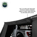 XD Nomadic 180 LTE Awning Walls - Black Fabric and Trim - Universal