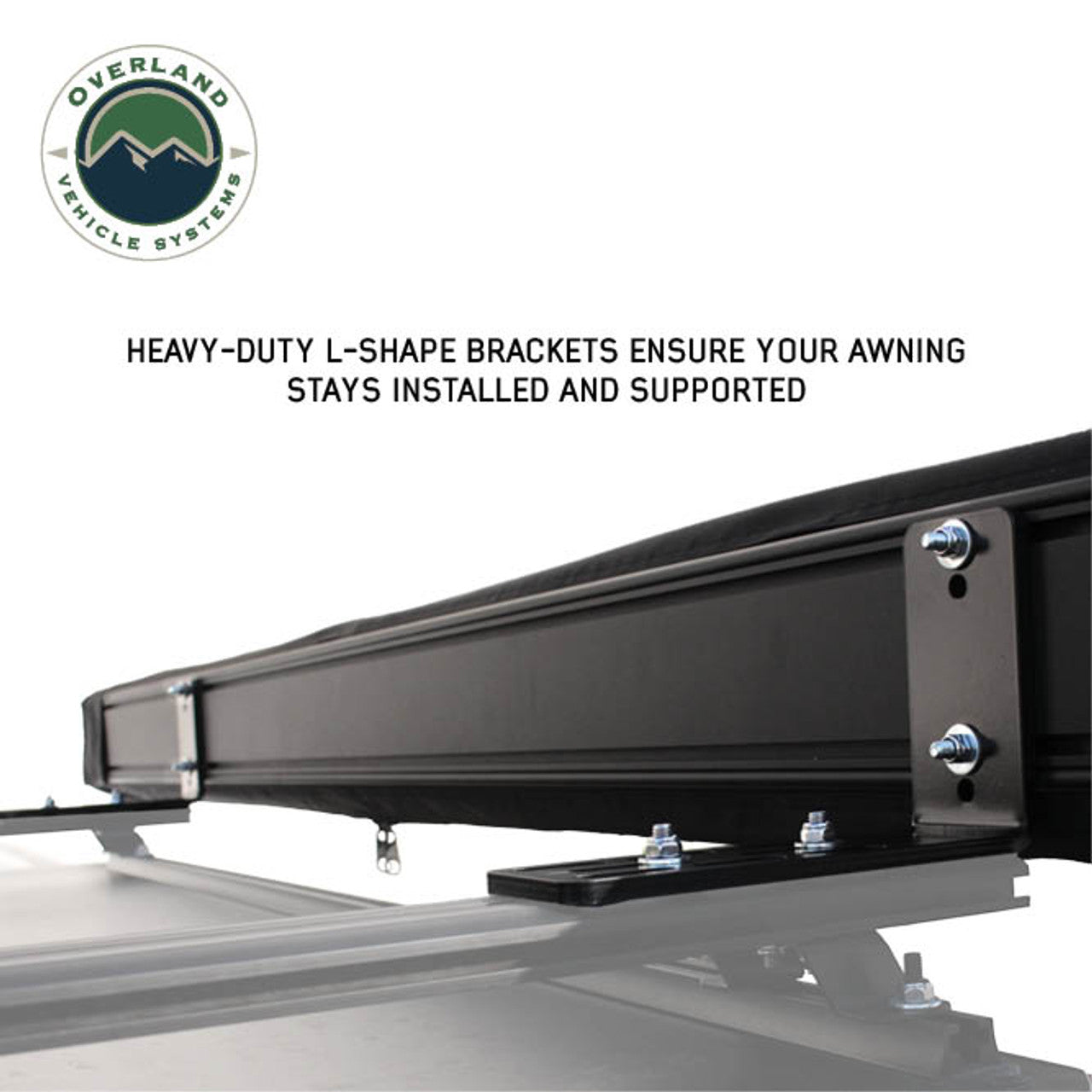 OVS XD Nomadic Self-Deploying 90 Degree Awning with Lights & Black Out Fabric Universal