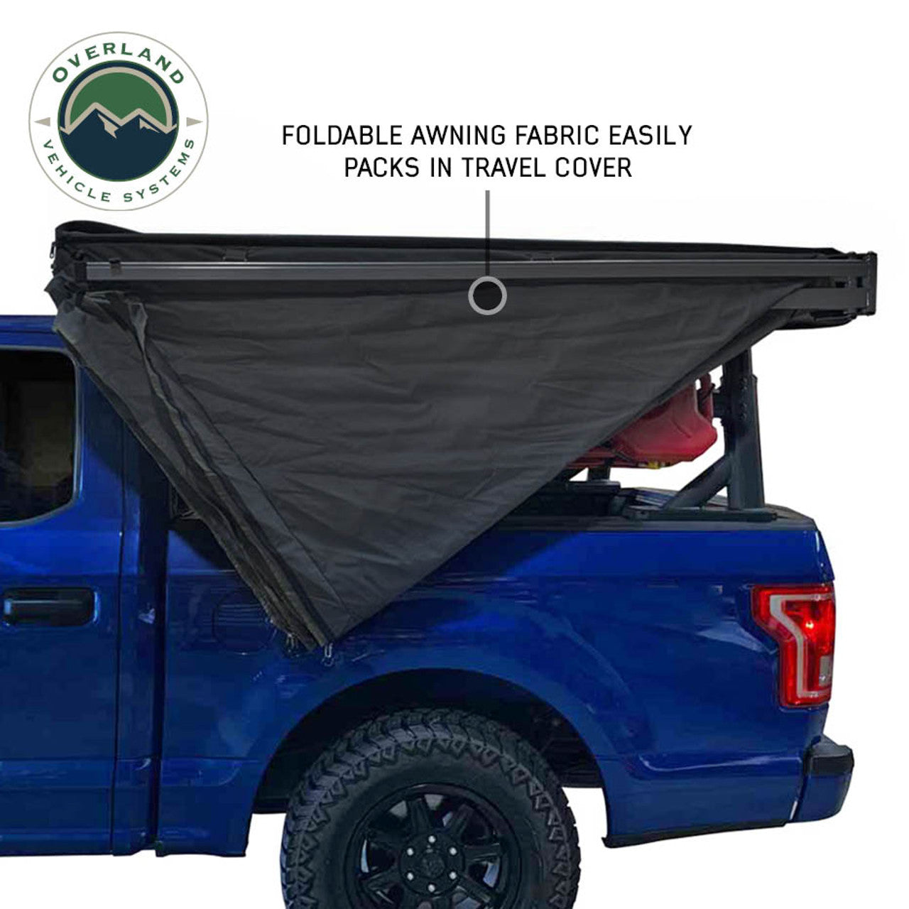 OVS XD Nomadic 270 LT Awning - Black Fabric and Travel Cover