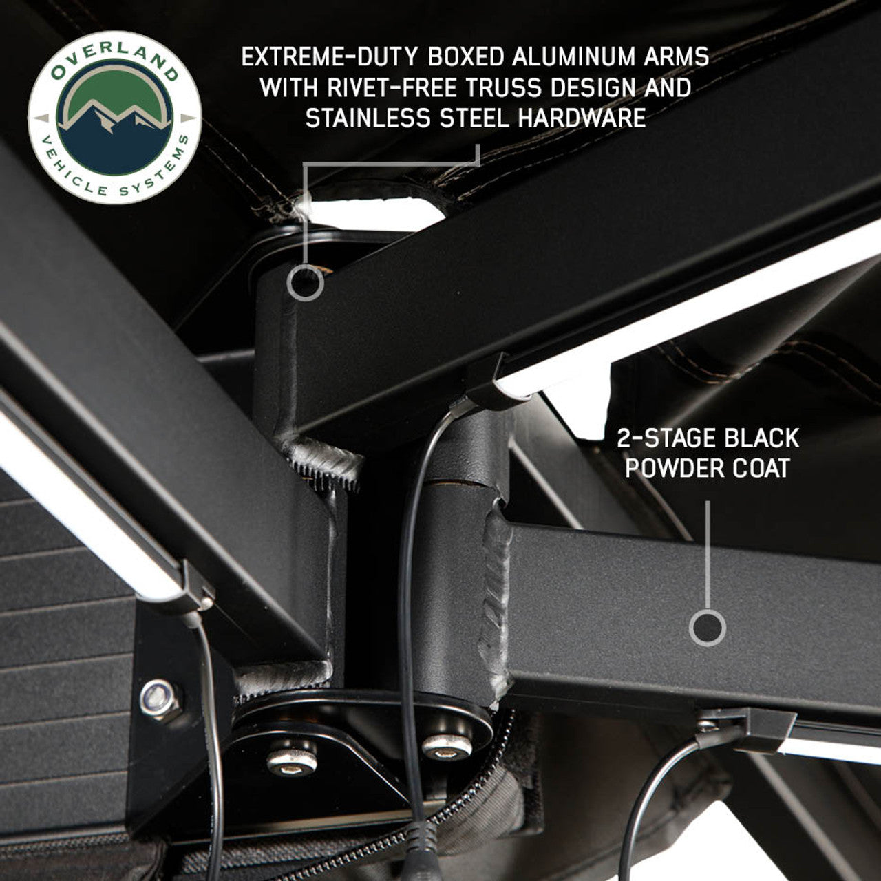 OVS XD Nomadic 270 LT Awning - Black Fabric and Travel Cover