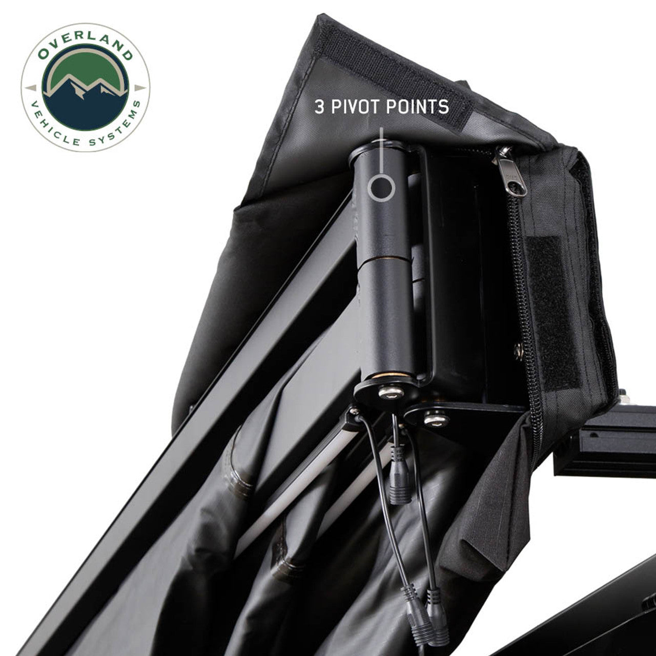 OVS XD Nomadic 270 LT Awning - Black Fabric and Travel Cover