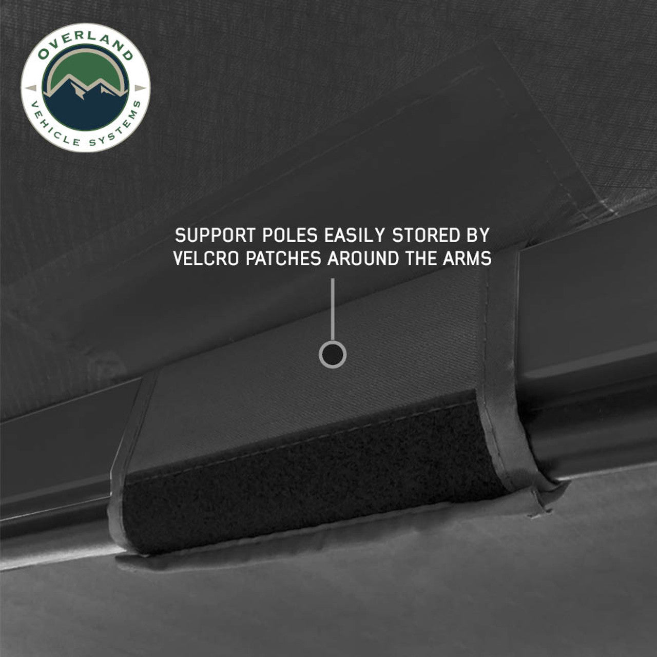 OVS XD Nomadic 270 LT Awning - Black Fabric and Travel Cover