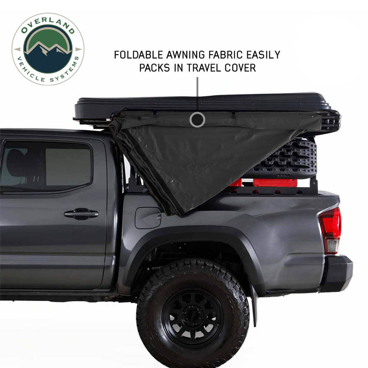 OVS XD Nomadic 270 LTE Awning - Black Fabric and Travel Cover