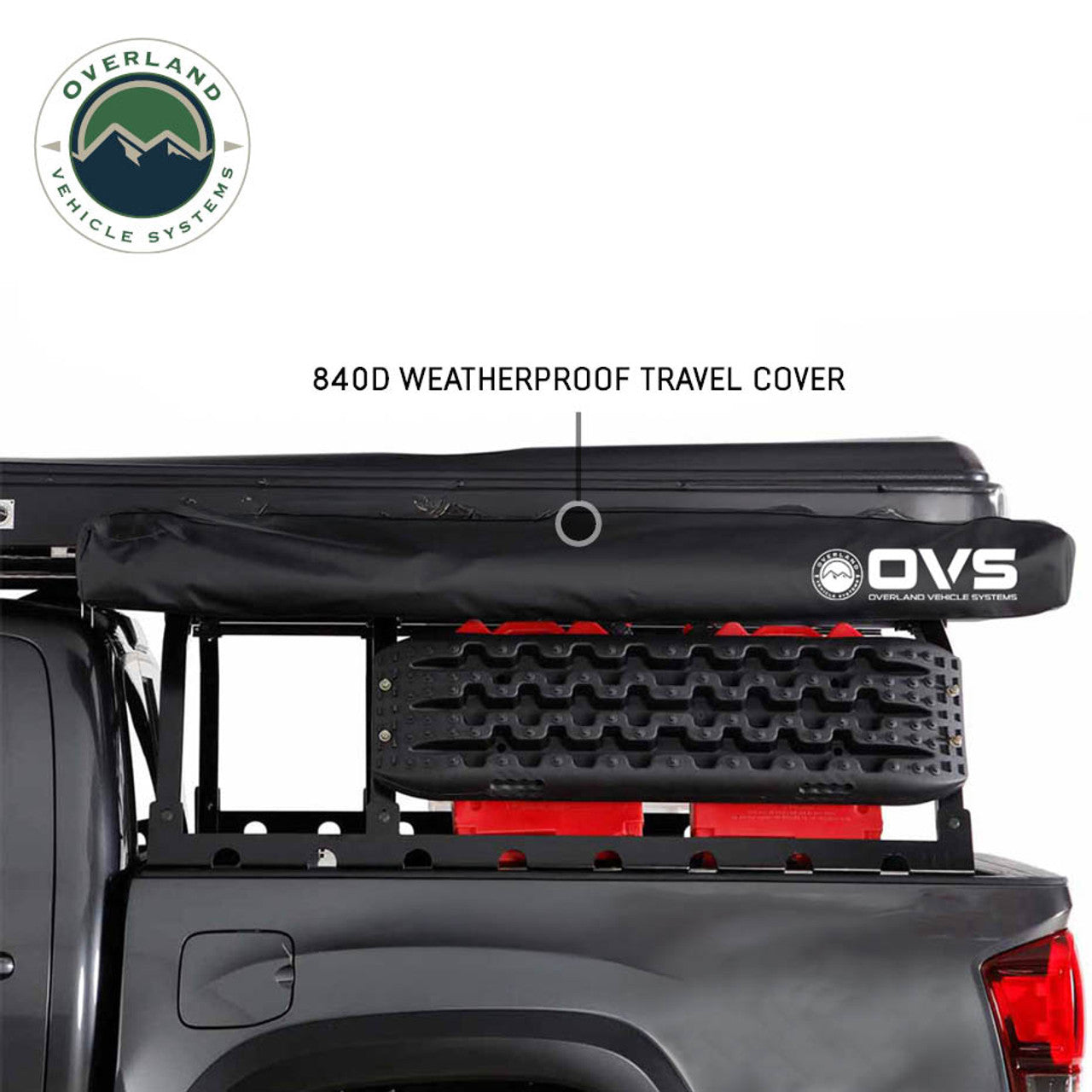 OVS XD Nomadic 270 LTE Awning - Black Fabric and Travel Cover