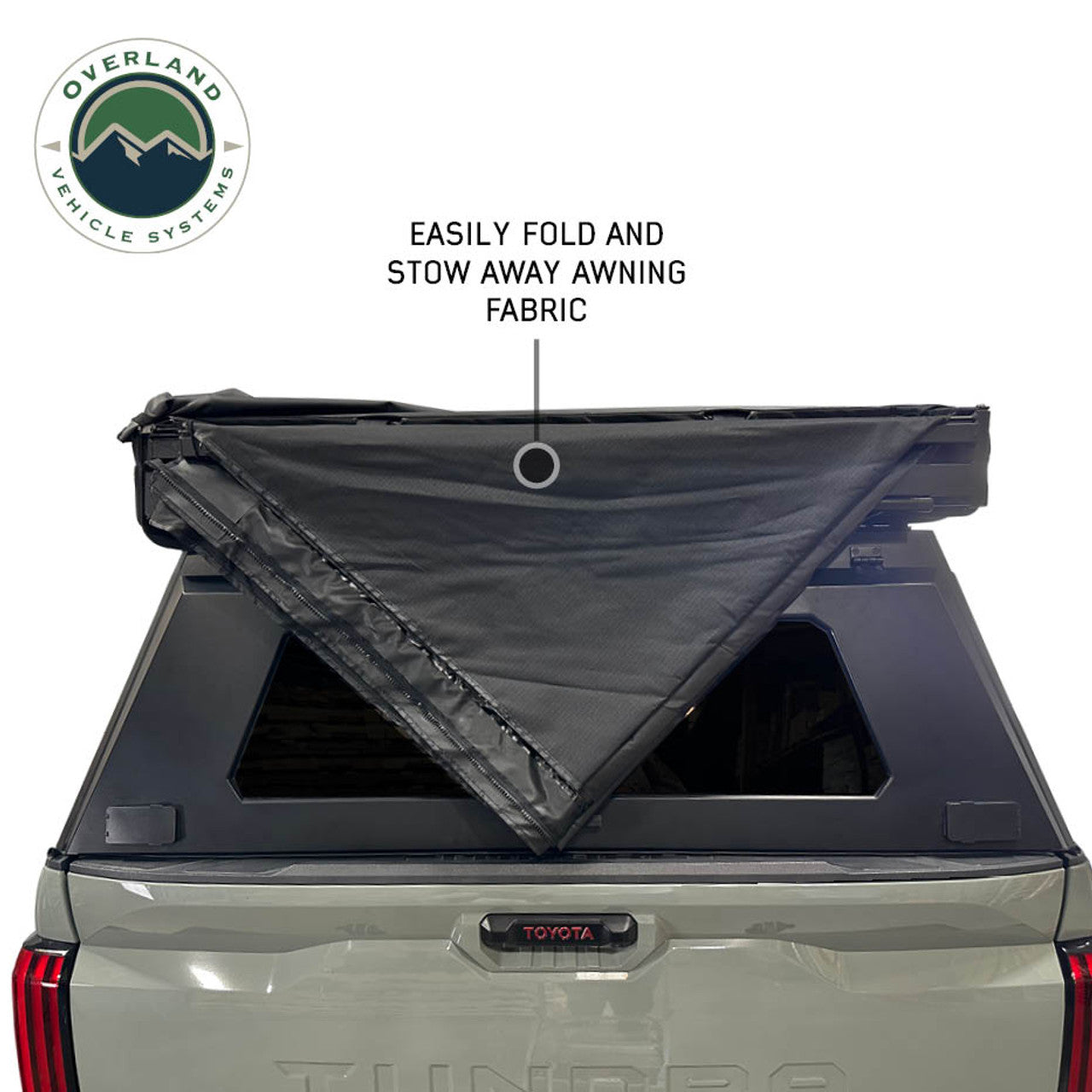 OVS XD Nomadic 315 Degree Awning - Black Fabric and Travel Cover