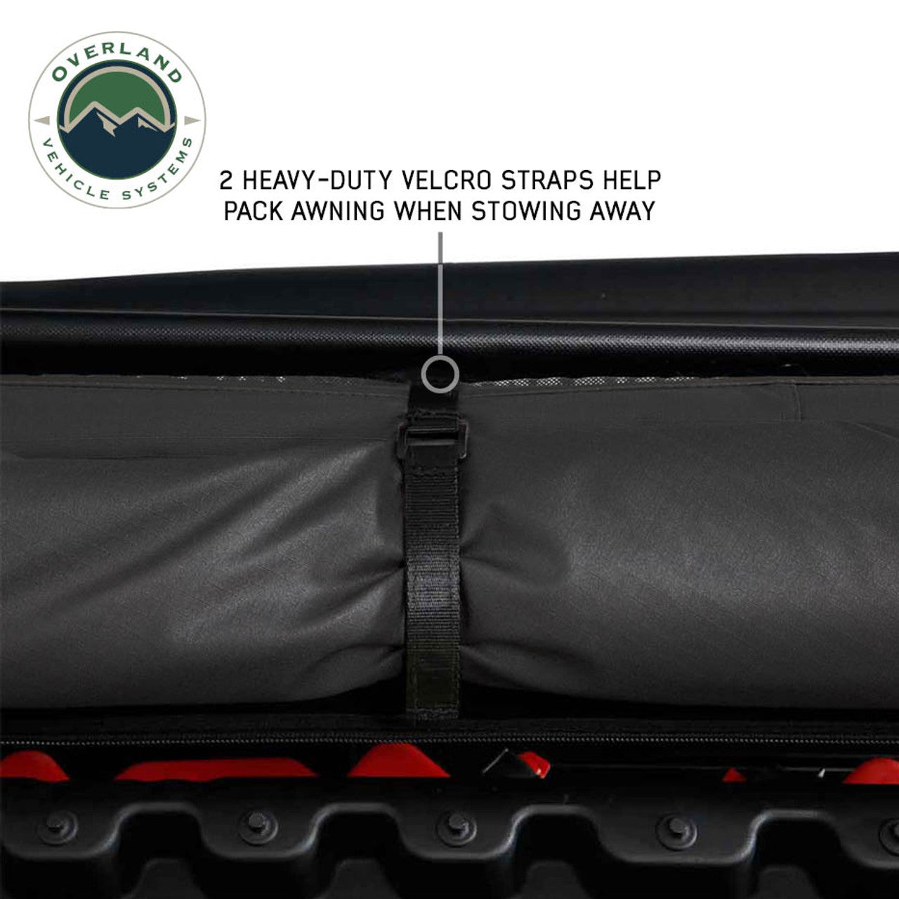 OVS XD Nomadic 315 Degree Awning - Black Fabric and Travel Cover