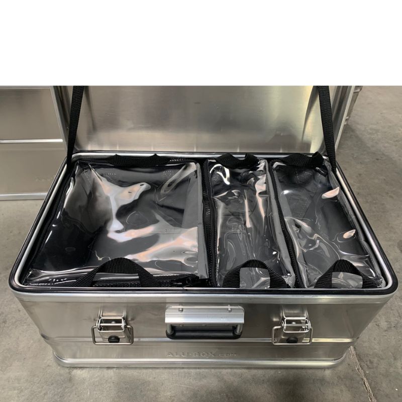 alubox-packing-organizer-gray-top-view-inside-aluminum-case-on-floor