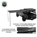 HD Nomadic 90 Degree Awning - Grey Body, Green Trim & Black Travel Cover
