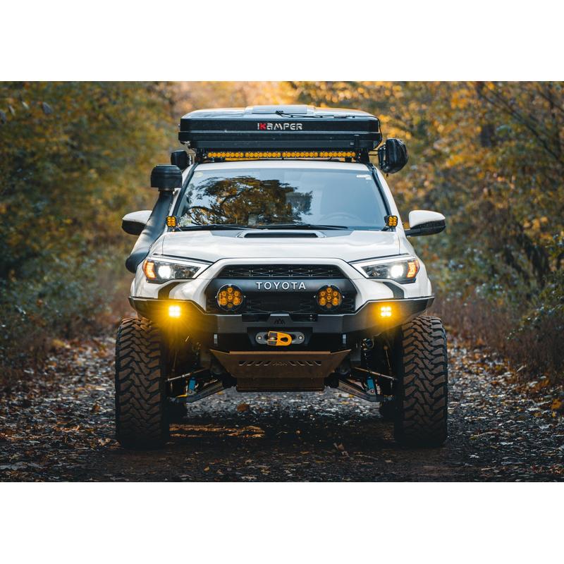 Backwoods Toyota 4Runner 5th Gen (2010-2024) Hi-Lite Overland Front Bumper [No Bull Bar]-1