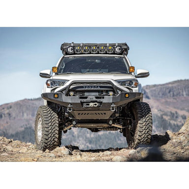 Backwoods Toyota 4Runner 5th Gen (2010-2024) Hi-Lite Overland Front Bumper [PreRunner Bull Bar]-1
