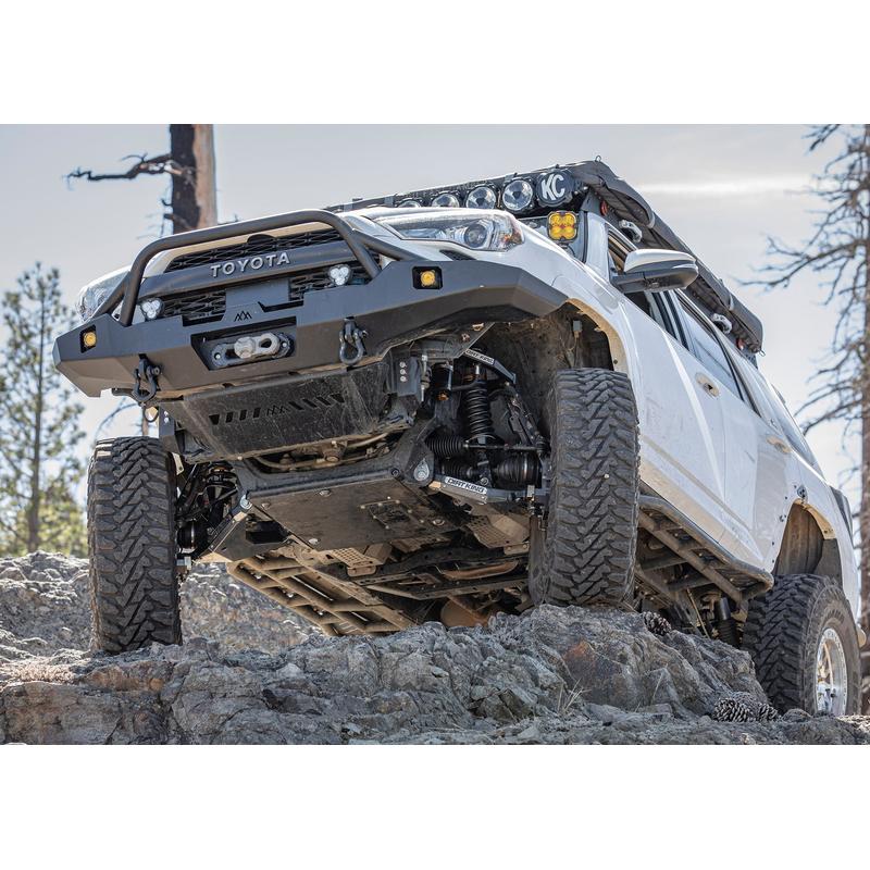Backwoods Toyota 4Runner 5th Gen (2010-2024) Hi-Lite Overland Front Bumper [PreRunner Bull Bar]-3