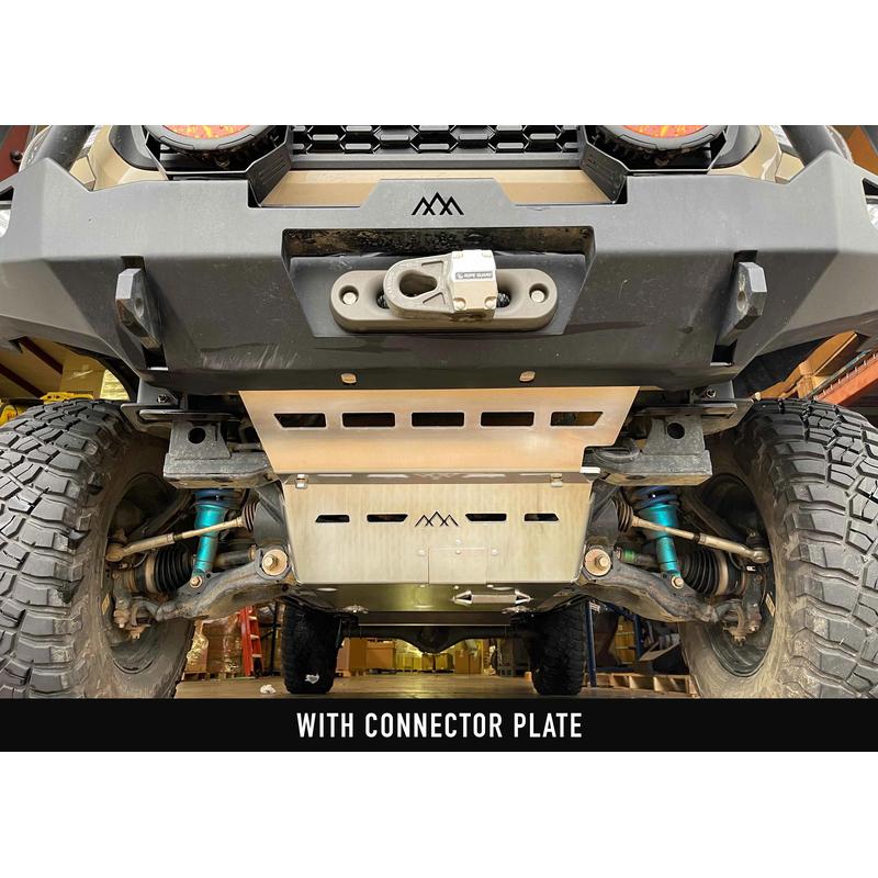 Backwoods Toyota Tacoma (2005-2023) Aluminum Connector Skid Plate-3