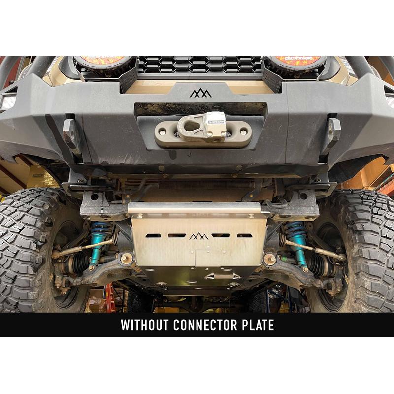 Backwoods Toyota Tacoma (2005-2023) Aluminum Connector Skid Plate-4