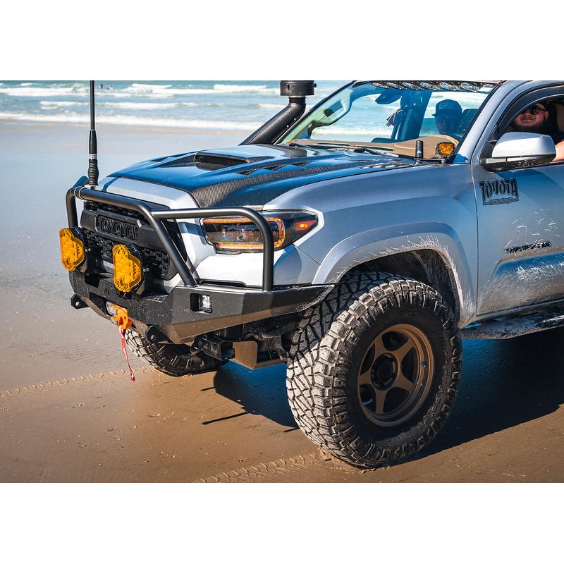 Backwoods Toyota Tacoma 3rd Gen (2016-2023) Hi-Lite Overland Front Bumper [Bull Bar]-2