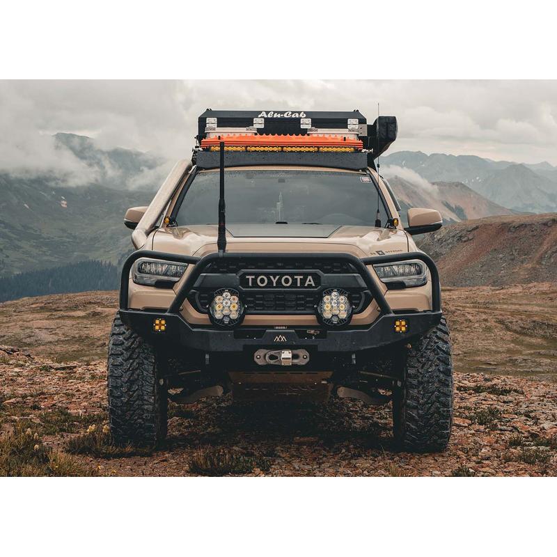 Backwoods Toyota Tacoma 3rd Gen (2016-2023) Hi-Lite Overland Front Bumper [Bull Bar]-3