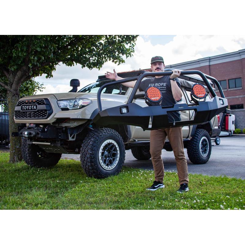 Backwoods Toyota Tacoma 3rd Gen (2016-2023) Hi-Lite Overland Front Bumper [Bull Bar]-6