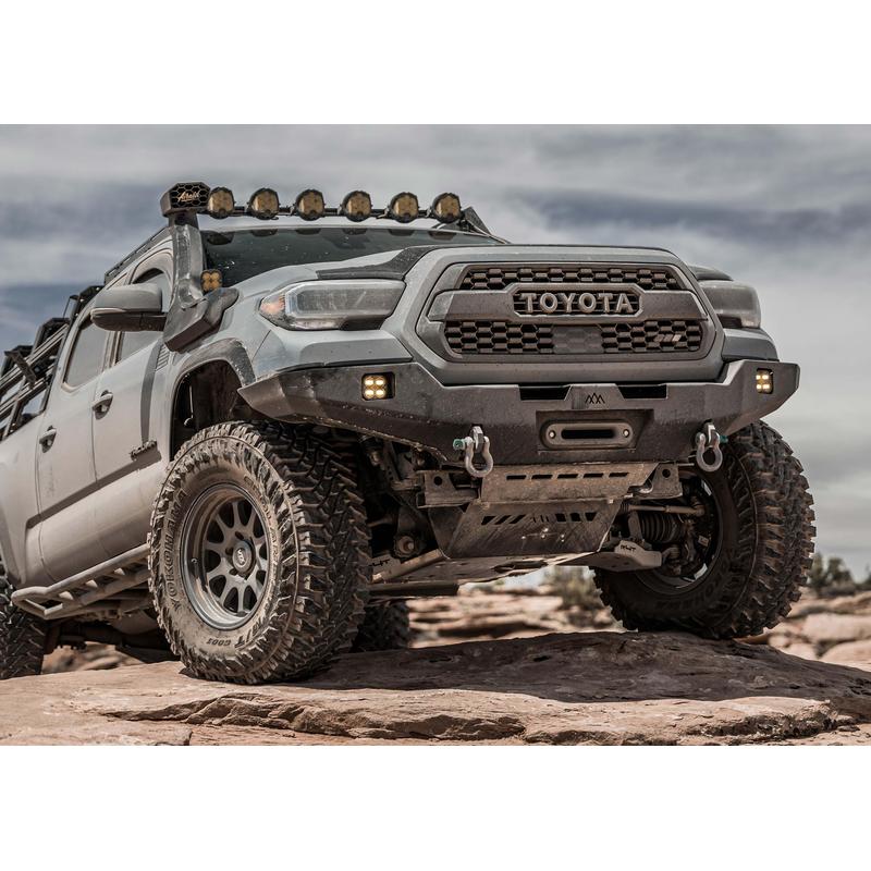 Backwoods Toyota Tacoma 3rd Gen (2016-2023) Hi-Lite Overland Front Bumper [No Bull Bar]-2