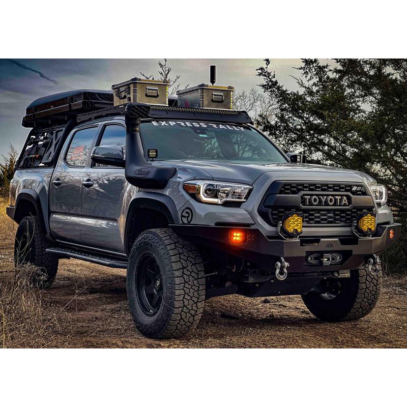 Backwoods Toyota Tacoma 3rd Gen (2016-2023) Hi-Lite Overland Front Bumper [No Bull Bar]-4