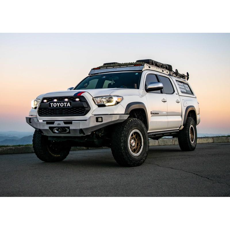 Backwoods Toyota Tacoma 3rd Gen (2016-2023) Hi-Lite Overland Front Bumper [No Bull Bar]-5