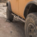 CBI Ford Bronco Bolt on Rock Sliders Rock Sliders | 2022-Powder Coat Black-Top Plates / Flat-