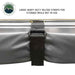 HD Nomadic 90 Degree Awning - Grey Body, Green Trim & Black Travel Cover